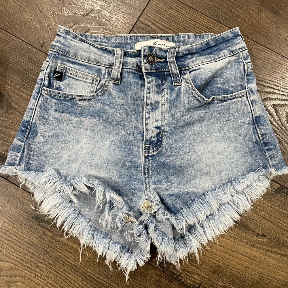 SOLD - High Waisted Jean Shorts Size 3 / 25